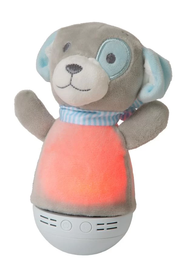 Lucide DOLLY - Table lamp Children - Batteries - LED - 1x3W 2700K - With music feature - Grey - detail 4